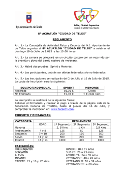 reglamento acuatl&oacute;n ciudad de telde 2015