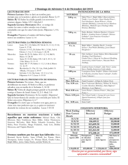 Spanish Bulletin Dec 5