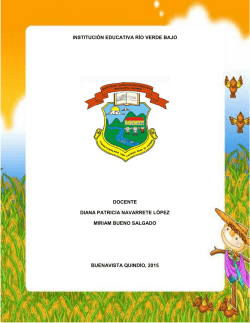 instituci&oacute;n educativa r&iacute;o verde bajo docente diana patricia