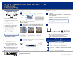 sistema de c&aacute;mara de seguridad digital inal&aacute;mbrica de 720 p