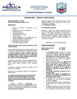 Academia Biling&uuml;e La Unci&oacute;n