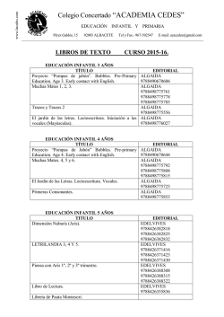 Colegio Concertado &ldquo;ACADEMIA CEDES&rdquo;