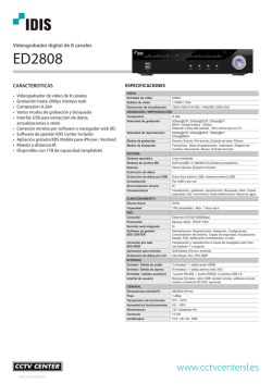 Videograbador digital de 8 canales IDIS ED2808