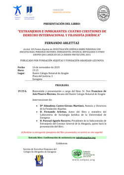 "Extranjeros e inmigrantes: cuatro cuestiones de Derecho