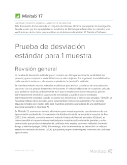 Prueba de desviaci&oacute;n est&aacute;ndar para 1 muestra - Support