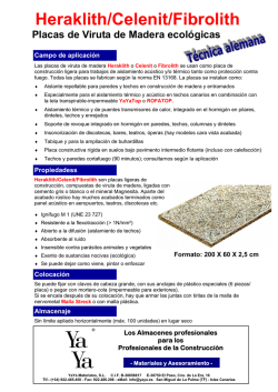 Heraklith/Celenit/Fibrolith - Materiales de construcciones, La Palma