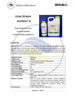 GLIFOSOL - HERBICIDAS