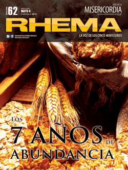 Los 7 A&ntilde;os De Abundancia - Ministerios Ebenezer Guatemala