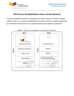 si tiene problemas con el servicio, descargue un carnet en blanco