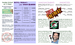 ANUNCIOS - Christian Community Church