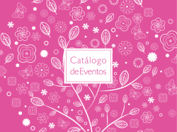 Cat&aacute;logo de Eventos Sociales