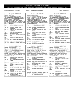 INSTITUTO NACIONAL ELECTORAL