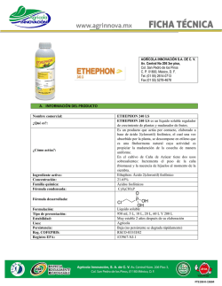 A. INFORMACI&Oacute;N DEL PRODUCTO