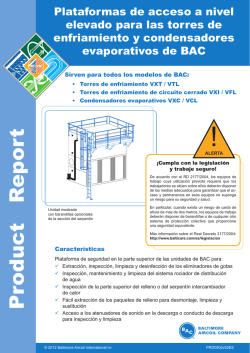 Product R eport - Baltimore Aircoil