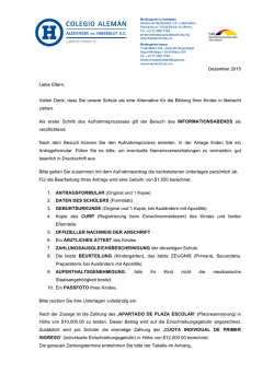 Campus West-Poniente - Colegio Alem&aacute;n Alexander von Humboldt