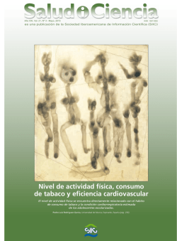 Nivel de actividad f&iacute;sica, consumo de tabaco y eficiencia