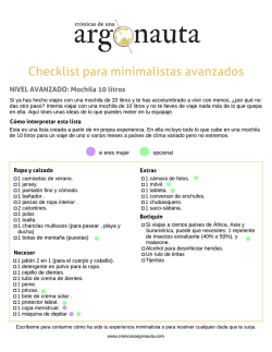 Checklist Nivel avanzado