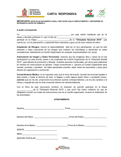 CARTA RESPONSIVA - Comisi&oacute;n Estatal de Cultura F&iacute;sica y Deporte