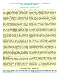 ST. JULIANA CATHOLIC CHURCH &ndash; IGLESIA CAT&Oacute;LICA SANTA