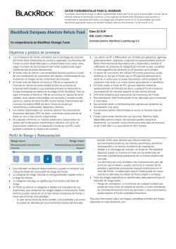 "A2" (EUR) ACC - Datos Fundamentales para el Inversor