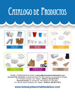 Descargar Catalogo Completo - Bolsas y Desechables del Sur