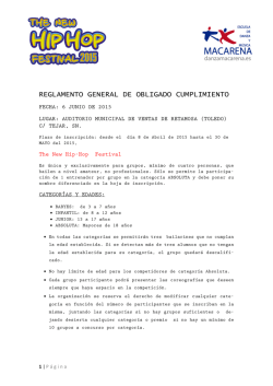 REGLAMENTO GENERAL DE OBLIGADO CUMPLIMIENTO