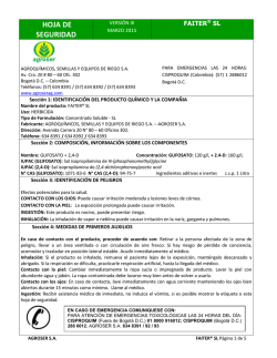 HOJA DE SEGURIDAD