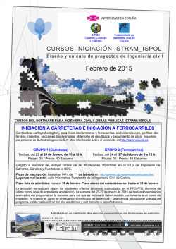 Curso Iniciaci&oacute;n ISTRAM-ISPOL - ETS | Ingenieros de Caminos