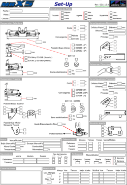 Hoja de Set-Up para Mugen MBX5 (Castellano)