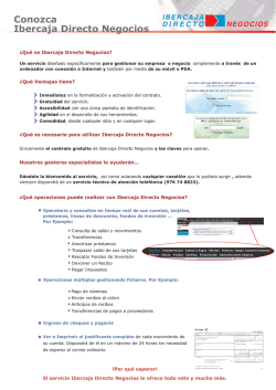 Conozca Ibercaja Directo Negocios