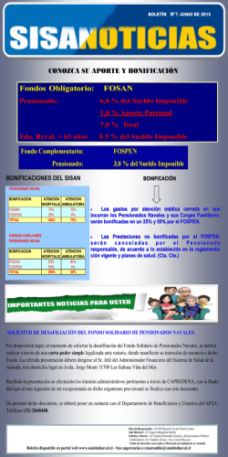 CONOZCA SU APORTE Y BONIFICACI&Oacute;N