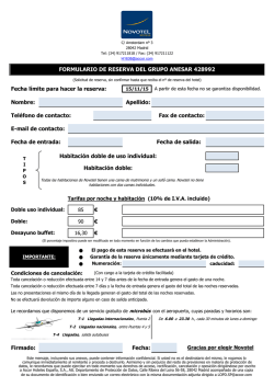 Nombre: Apellido: Firmado: Fecha: Fecha de salida: Fax de contacto