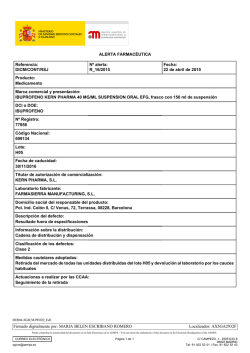 Ibuprofeno Kern Pharma 40 mg/ml suspension oral EFG, frasco con