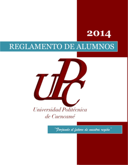 Reglamento de Alumnos - Universidad Polit&eacute;cnica de Cuencam&eacute;