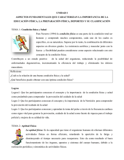 unidad i aspectos fundamentales que caracterizan la importancia de