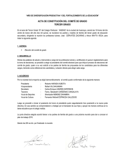 acta de constituci&oacute;n del comit&eacute; de grado tercer grado
