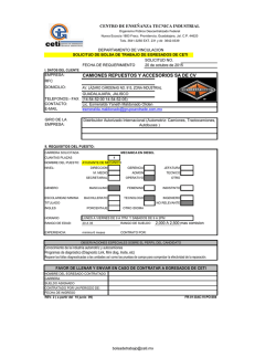 camiones repuestos y accesorios sa de cv - Bolsa de Trabajo