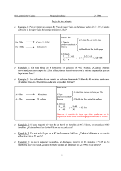 Regla de tres simple