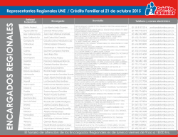 UNES Regionales - Cr&eacute;dito Familiar