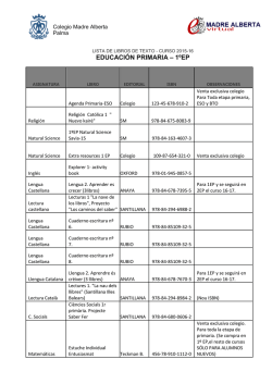 1&ordm; EP - Colegio Madre Alberta