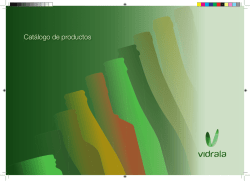 Cat&aacute;logo - Vidrala