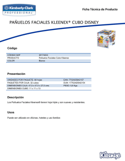 PA&Ntilde;UELOS FACIALES KLEENEX&reg; CUBO DISNEY