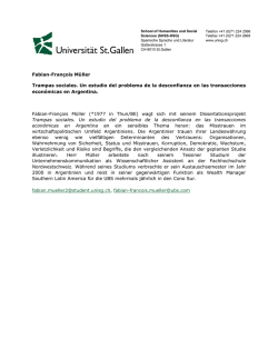 Fabian-Fran&ccedil;ois M&uuml;ller Trampas sociales. Un estudio del problema