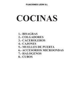 Descarga nuestro cat&aacute;logo Bisagras