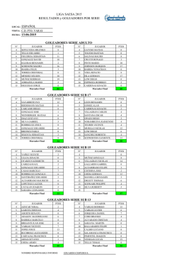13-06-2015 GOLEADORES SERIE ADULTO