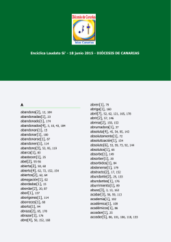 Enc&iacute;clica Laudato Si - Servicios audiovisuales de la Di&oacute;cesis de