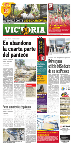 En abandono la cuarta parte del pante&oacute;n