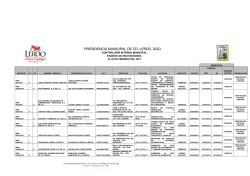 PRESIDENCIA MUNICIPAL DE CD. LERDO, DGO.