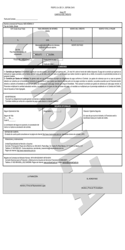 FISOFO, SA DE CV, SOFOM, ENR Anexo "B" CAR&Aacute;TULA