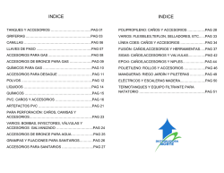 INDICE INDICE - DISTRIBUIDORA NORTE